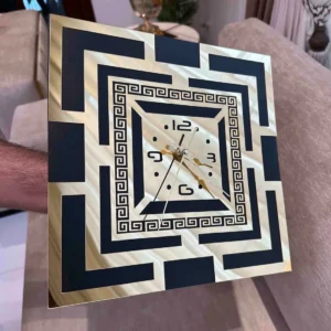 Versace Style Clock
