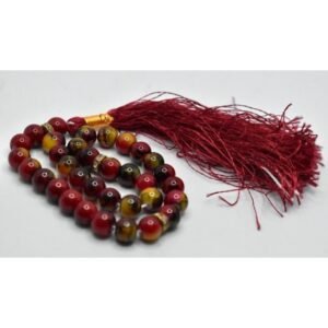 10 Multi Color Marble Bead 33 Grain