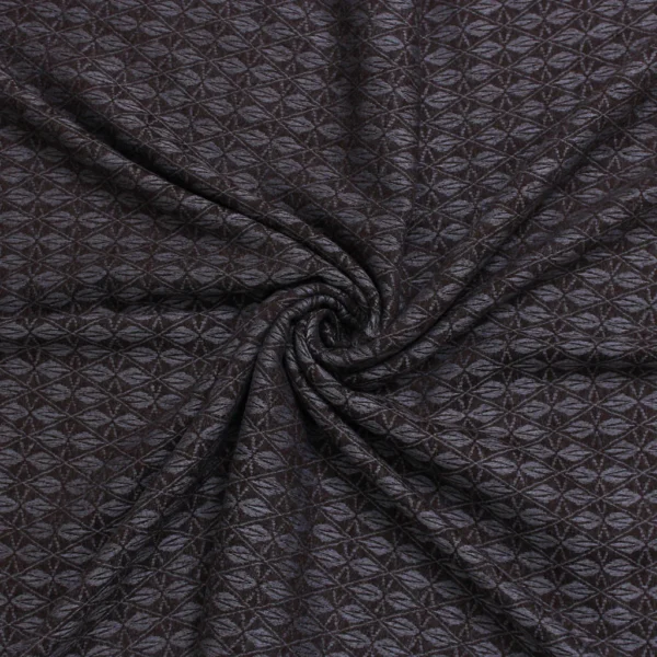 Flower Cashmere Hijab-Dark Brown