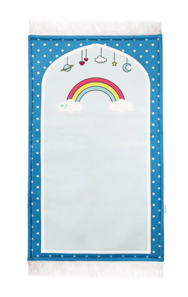 Blue Heavenly Rainbows-Mat