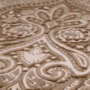 Luxury Velvet Rug-Golden Beige