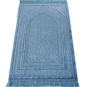 17 Velvet Rug Najma Steel Blue