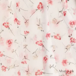 17 Georgette White Caliso Hijab
