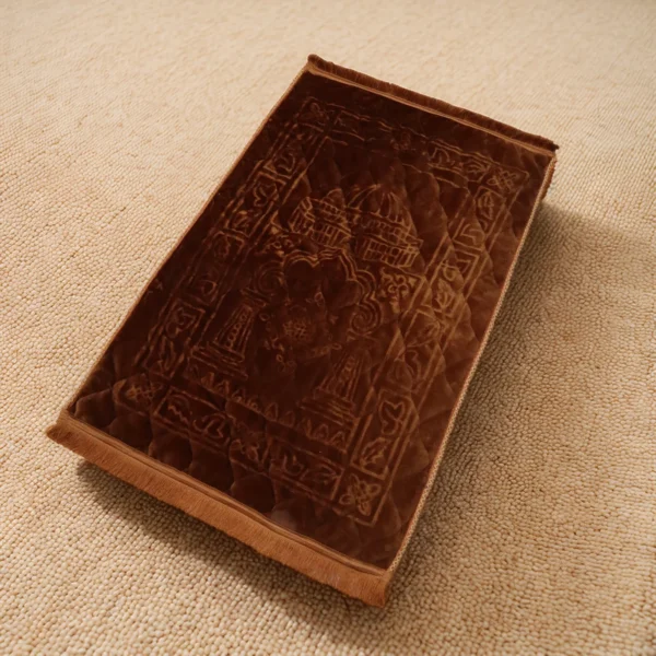 19 Mughal Embossed Mat- Rust