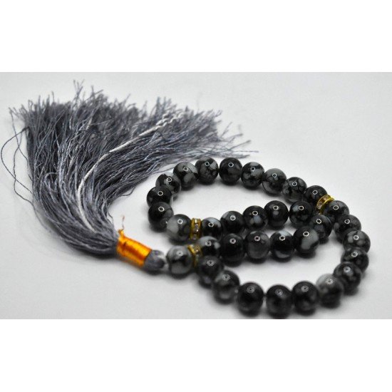 Classic Black Marble Tasbih