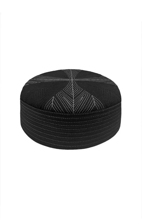 BLACK BLENDED CAP