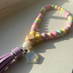 2 Multi-Color Soft Touch Dhikr Bead