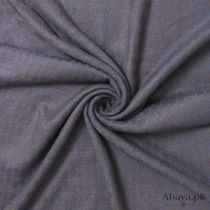 2 Flower Cashmere Hijab-Grey