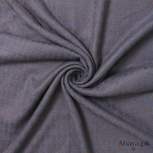 2 Flower Cashmere Hijab-Grey