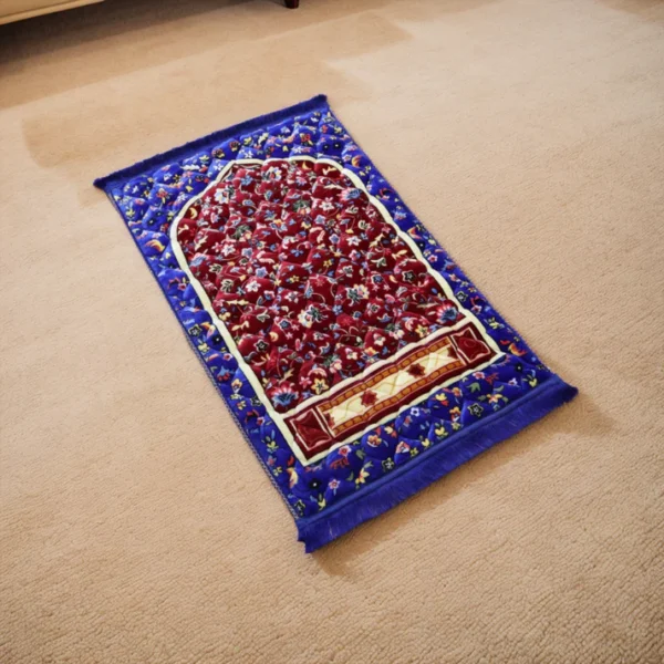 20 Mughal Printed Mat-Cobaltt