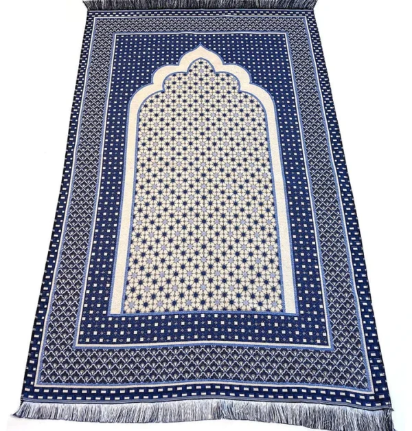 Cotton Woven mat-Royal Blue