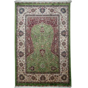 24 Velvet Prayer Rug-Lavish Green