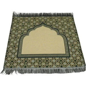 Mini Cotton Mat-Mihrab Green