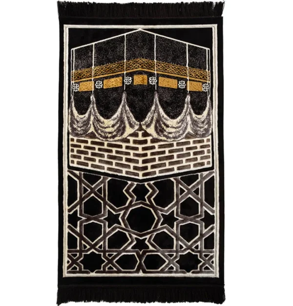 Black Diamond Islamic Prayer Rug
