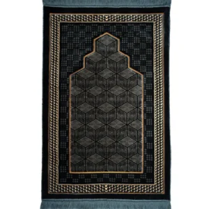 3 Double Plush Prayer Rug-Ice Blue