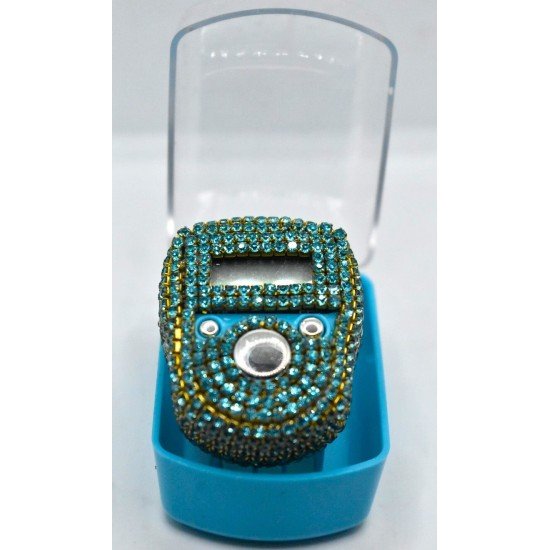Blue stone counter
