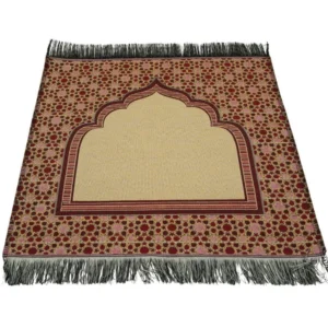 Mini Cotton Mat-Mihrab Red