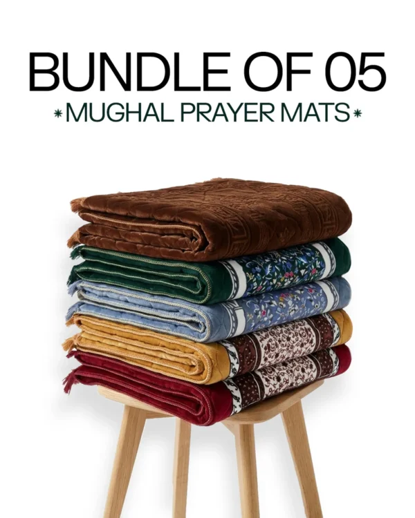 Bundle of 5 | Mughal Prayer Mats