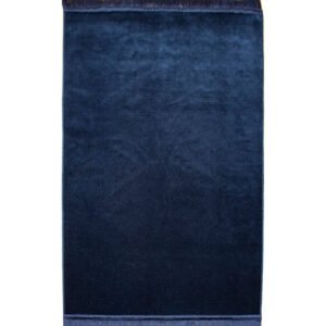 32 Simple Velet Prayer Rug-Navy Blue