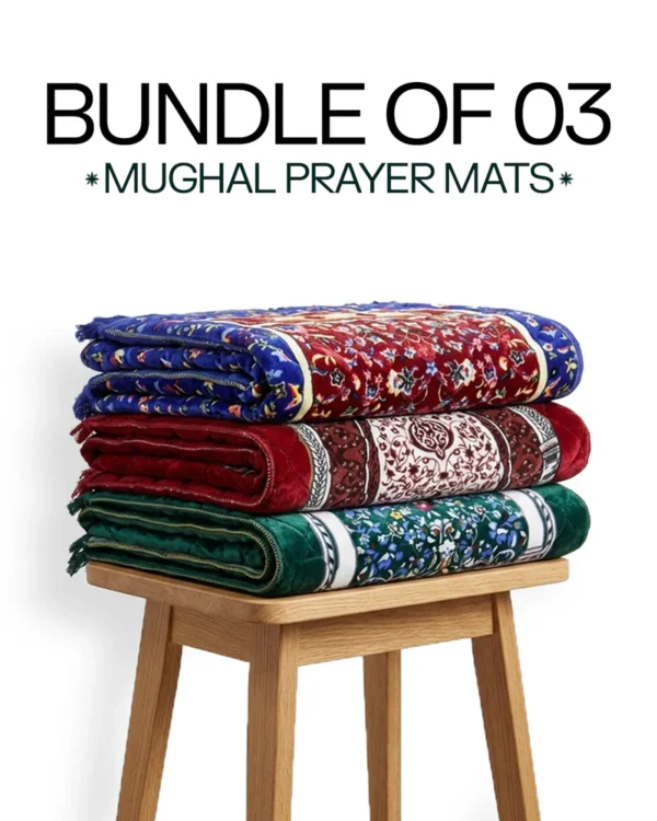 Bundle of 3 | Mughal Prayer Mats