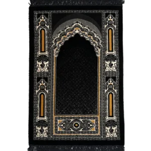 33 Double Plush Rug-Black