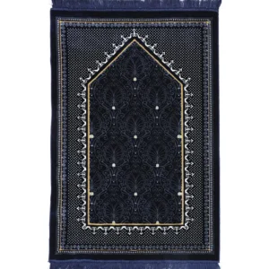 34 Double Plush Prayer Rug-Blue