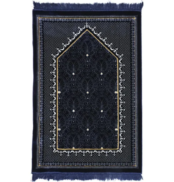 34 Double Plush Prayer Rug-Blue