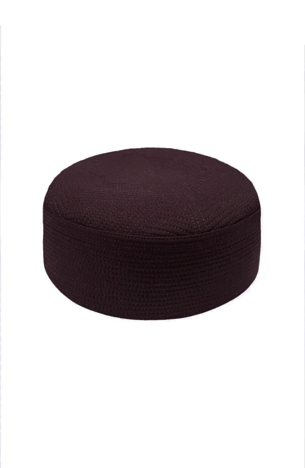 MAROON BLENDED CAP