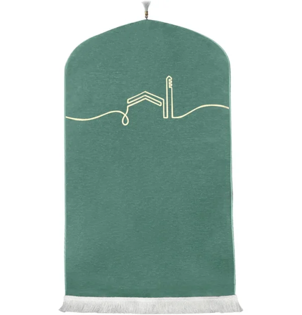 39 Luxury Woven Chenille Mat-Green