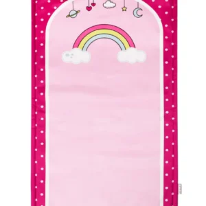 4 Pink Heavenly Rainbows Prayer Mat