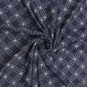 40 Ombre Lawn - Navy Blue
