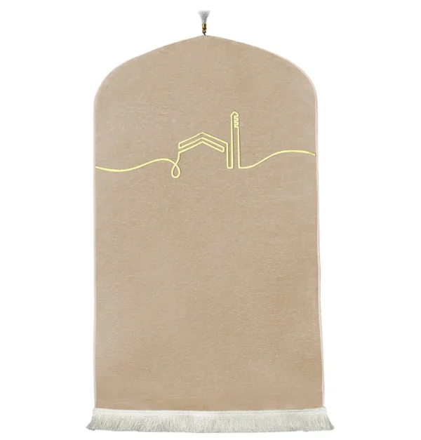 40 Luxury Woven Chenille Mat-Beige