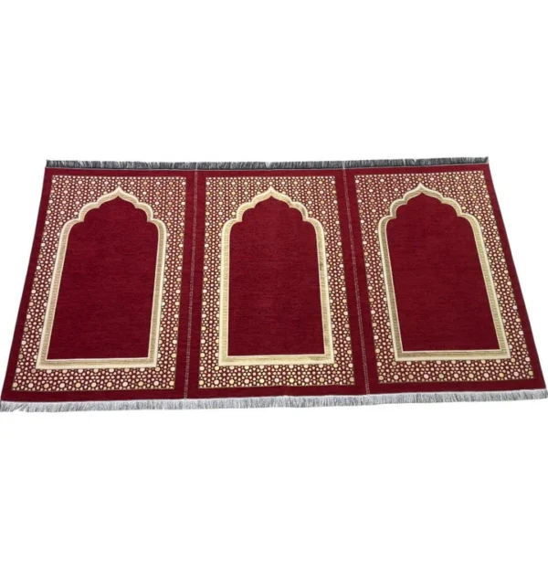 3 Person Masjid Prayer Rug