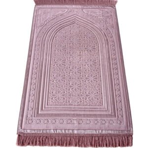 Luxury Velvet Rug-Dark Pink