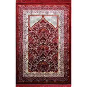 48 Double Plush Prayer Rug-Red