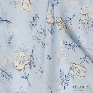 5 Georgette Baby Blue Blossom