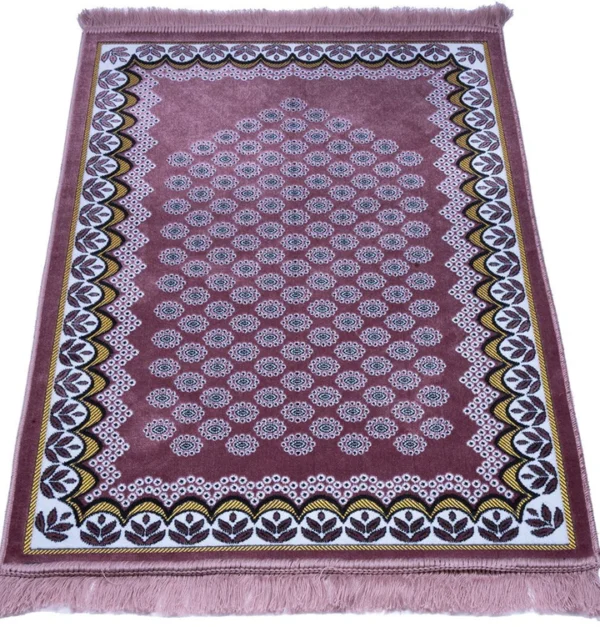 Velvet Floral Daisy Arch Rug