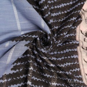 57 Printed Floral - Black