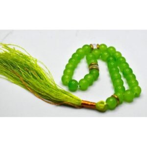 6 Light Green Marble Bead 33 Grains