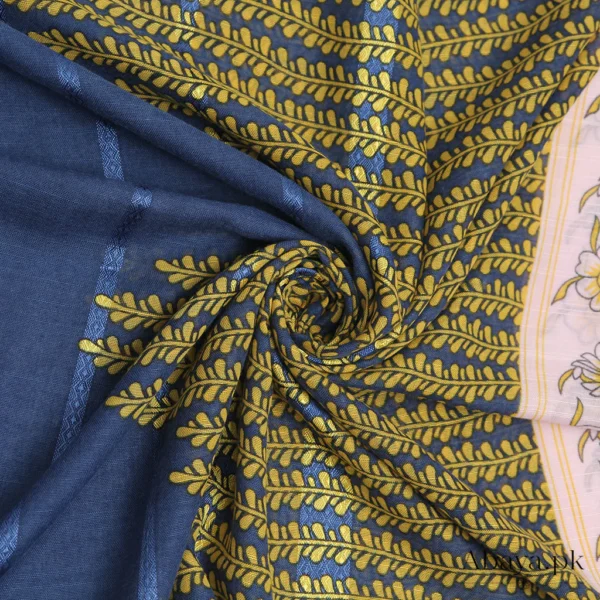 Printed Floral - Navy Blue
