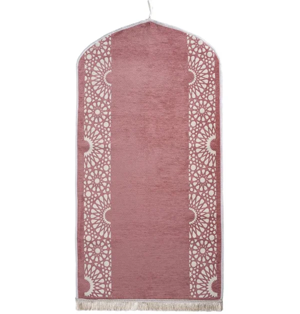 8 Chenille Foam Prayer Rug-Pink
