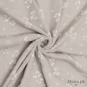 91 Embossed Ash Grey Hijab