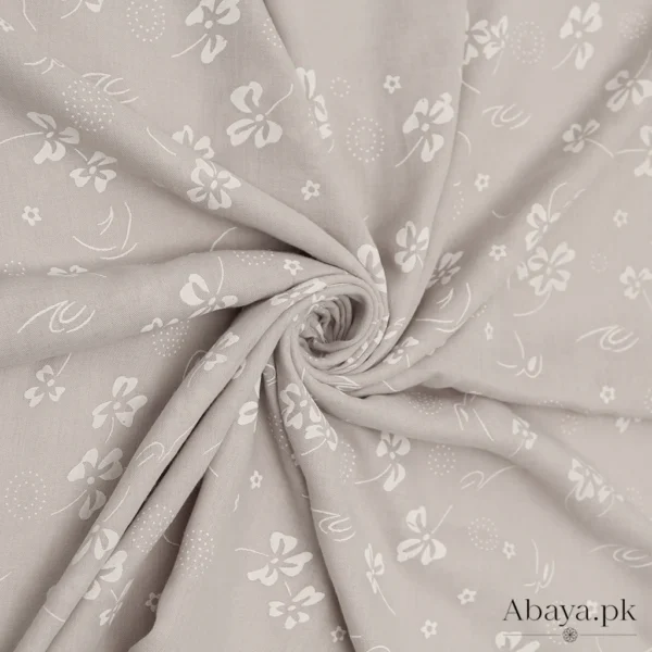 Embossed Ash Grey Hijab