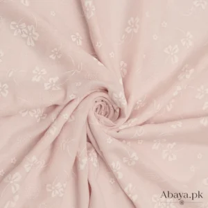 94 Embossed Pastel Pink Hijab