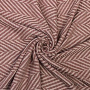 97 Zebra Woolen Hijab-Light Brown