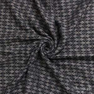 99 Flower Cashmere Hijab-Black-Fawn