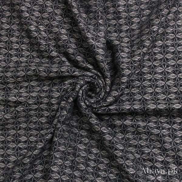 99 Flower Cashmere Hijab-Black-Fawn